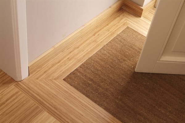 Parquet massif bambou Vertical Tradition - Caramel vernis - 15 x 150 x 1940 mm