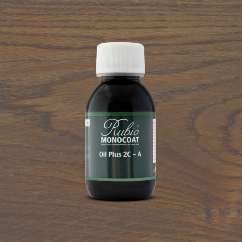 Huile Rubio Monocoat - oil + 2c - comp. A - 100 ml - Ash Grey