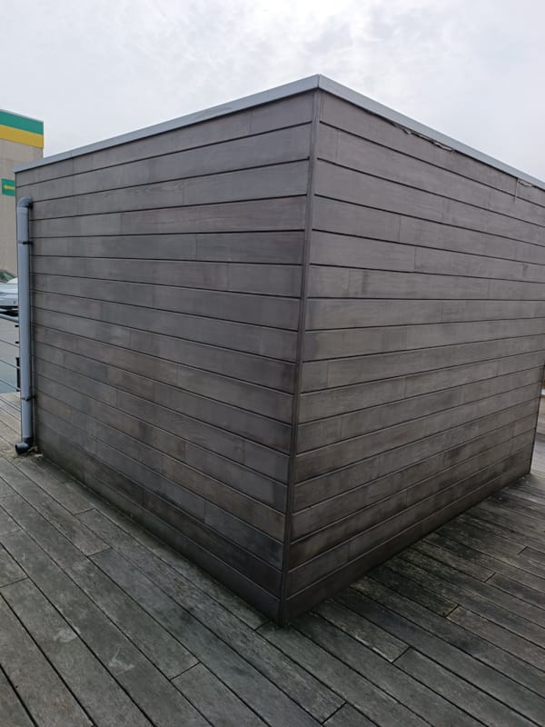 Abris de jardin Cornic - Cèdre - Toit plat - 300 x 312 cm