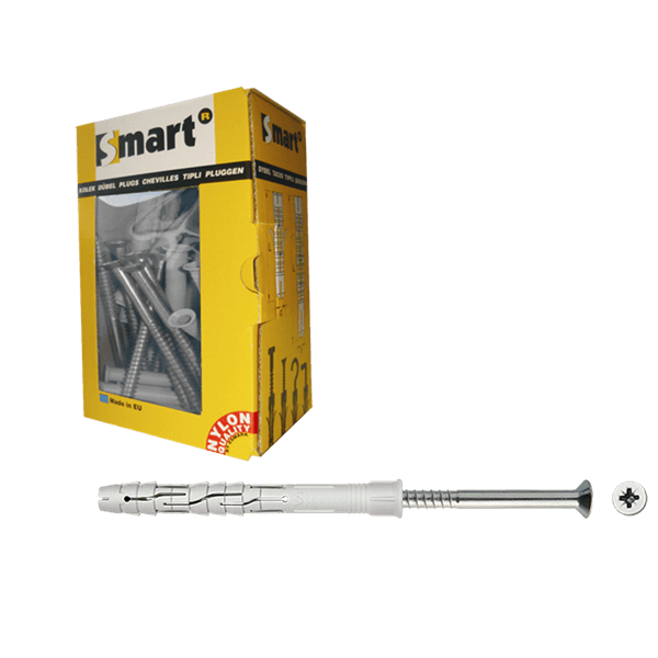 Cheville SMART collée fraisée pour chassis - PZ 10 x 120 (boite 25 pces)