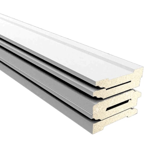 Kit chambranle prépeint blanc plat 2200 x 12 x 70 mm