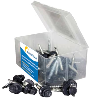 Aqua-Tuile vis (40 pc.) - anthracite