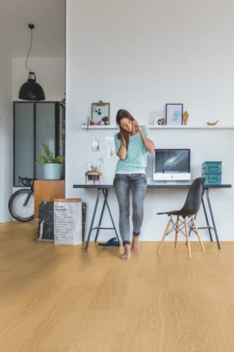 Quick-Step vinyle Alpha Vinyl Bloom 5+1 - chêne miel pur 40098 - 6 x 209 x 1494 mm