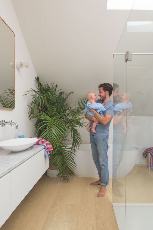 Quick-Step vinyle Livyn Alpha Vinyl Blos 4+1mm - chêne pain d'épices 40278 - 5 x 189 x 125