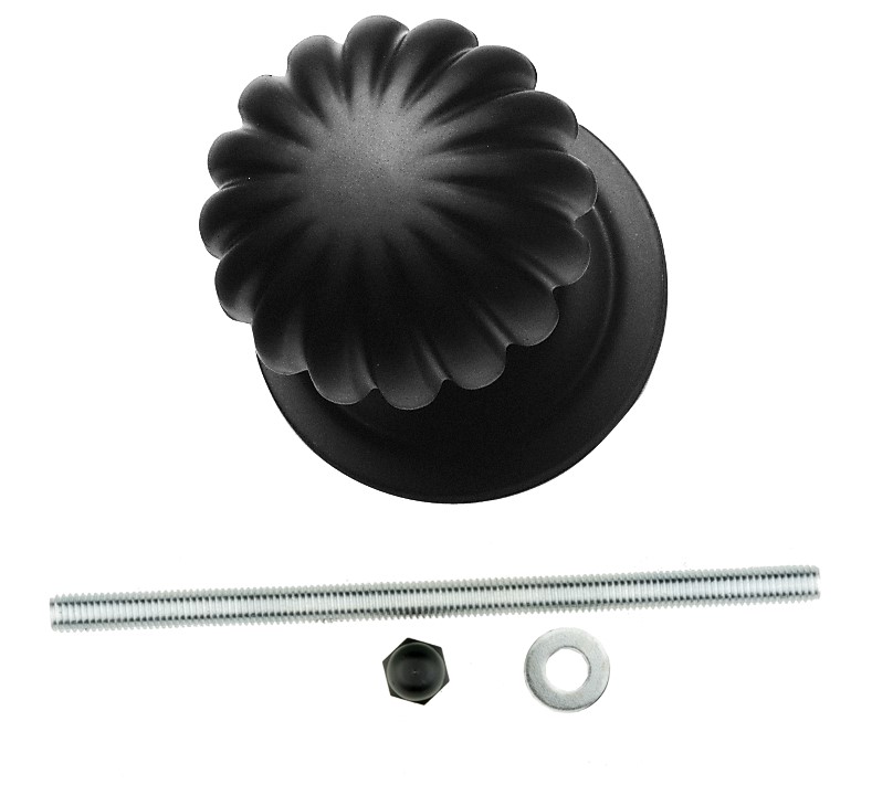 Bouton mandarin noir