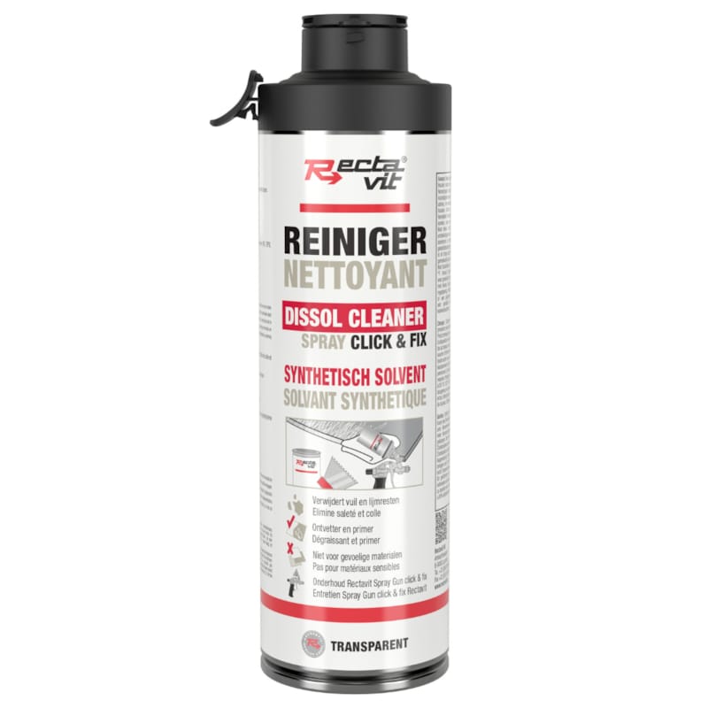Rectavit nettoyant pulvérisable - Dissol cleaner Click&Fix - Transparent - 500 ml