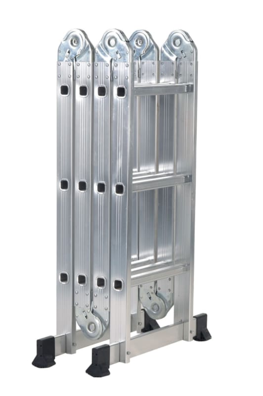 Escabelle pliante avec stabilisateur et plateforme