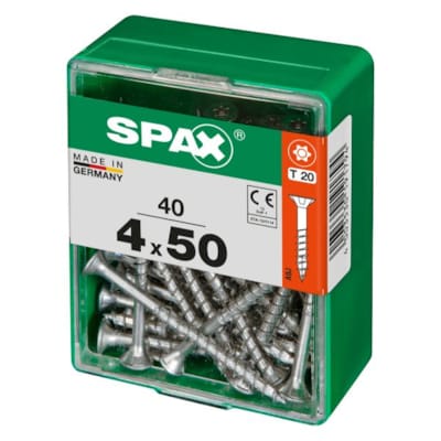 SPAX vis T-STAR+ WIROX - 4x50 M (boite 40 pces)