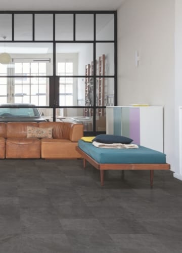 Quick-Step vinyle Livyn Alpha Vinyl Oro 4+1mm - ardoise noire 40035 - 5 x 303 x 610 mm