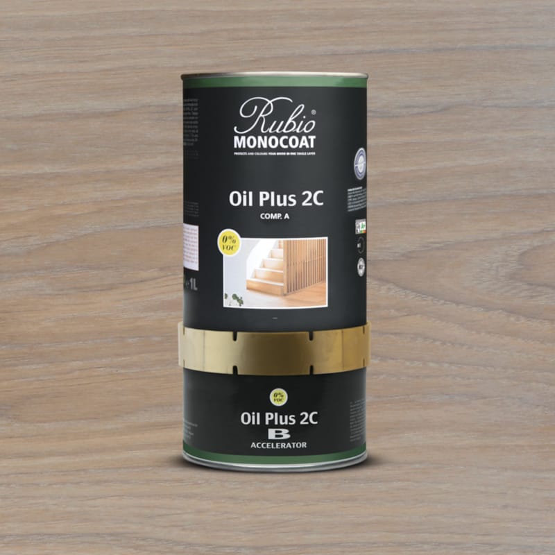 Rubio monocoat oil + 2c - 1300 ml - Cotton white