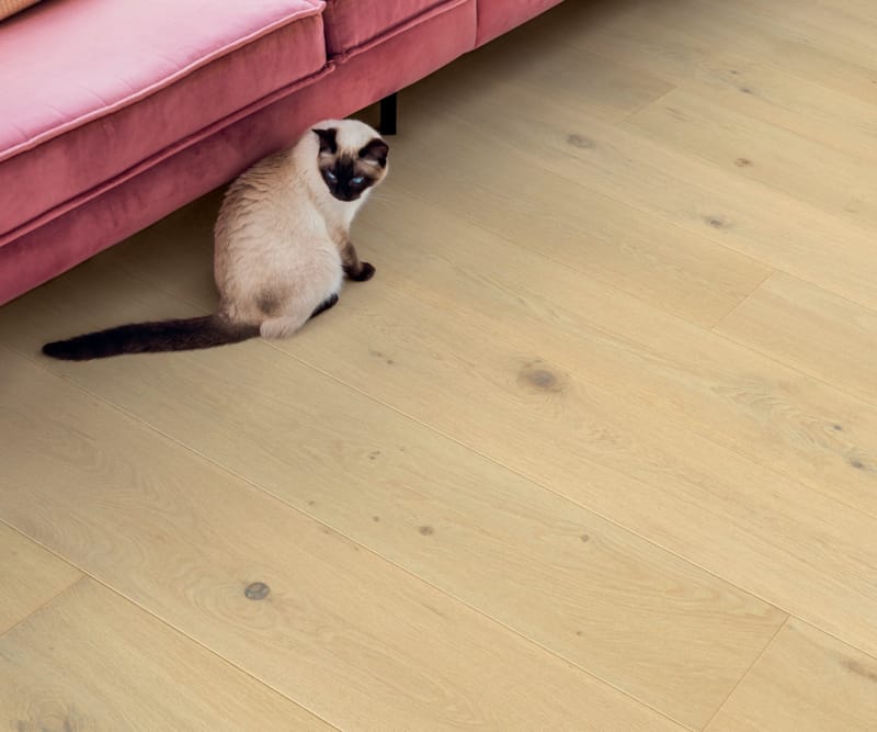 Quick-Step parquet Cala - Chêne blanc perle extra mat 7448 - 13 x 220 x 2200 mm