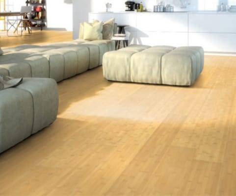 Parquet massif bambou Horizontal Classic naturel tradition verni - 15 x 150 x 1940 mm