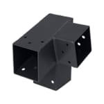 Suki connecteur 71 x 71 mm angle 75° 3D (droite) pour poteau bois 70 x 70 mm