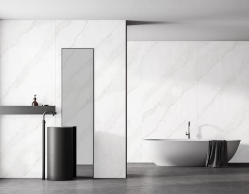 Kronospan lambris Rocko Stones - K551 Calacatta Olympus - 4 x 1230 x 2800 mm