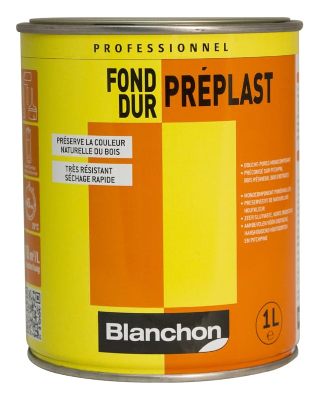 Blanchon Fond dur Preplast - Incolore - 1 L