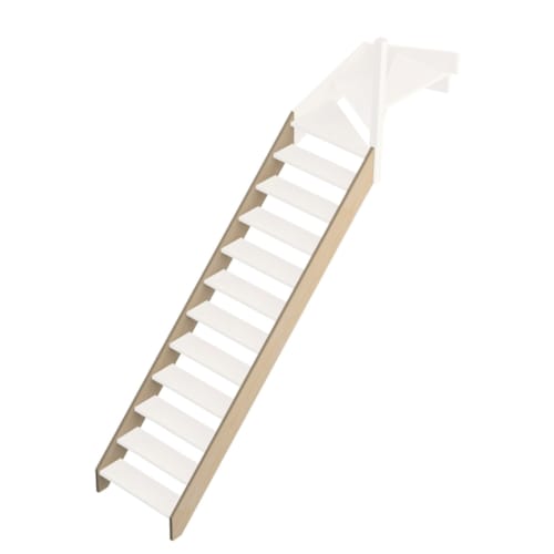 Jura - Sapin limons pour escalier 1/4 T haut