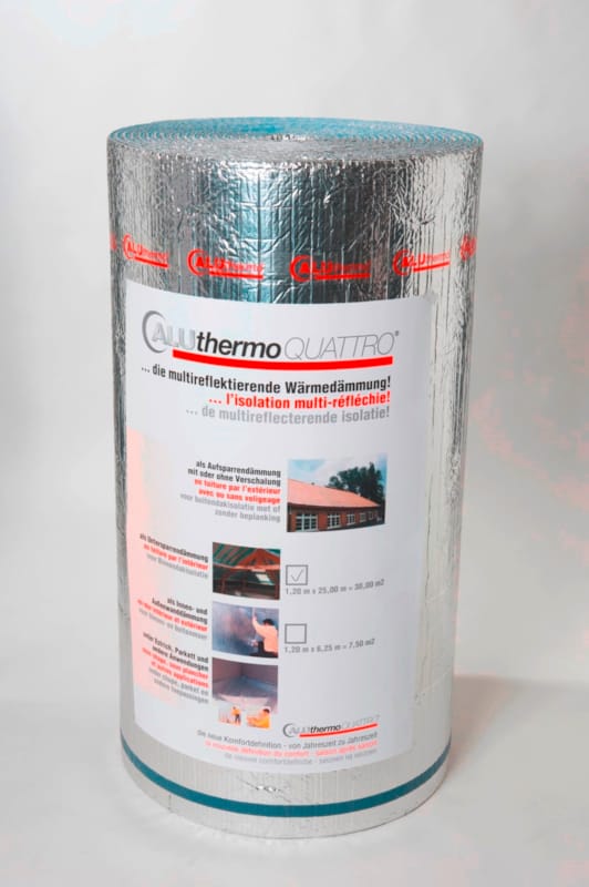 Aluthermo Quattro isolant réflectif - 1,20 x 6,25 m