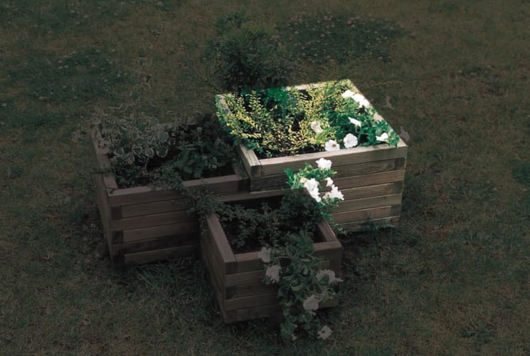 Bac à fleurs - Square 60x60x35 cm