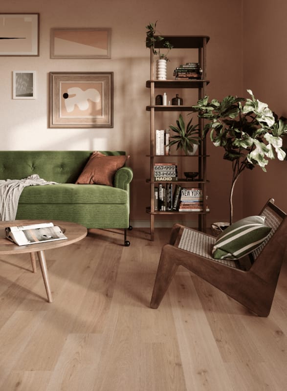 Parquet semi-massif chêne cendré Alice - 14 x 190 x 1920 mm