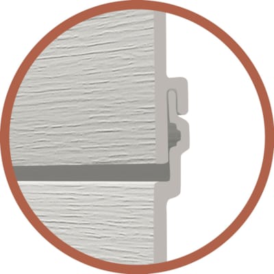 Dumaclin Bardage 185 mm Homogène Blanc - Raccord Click Intégré