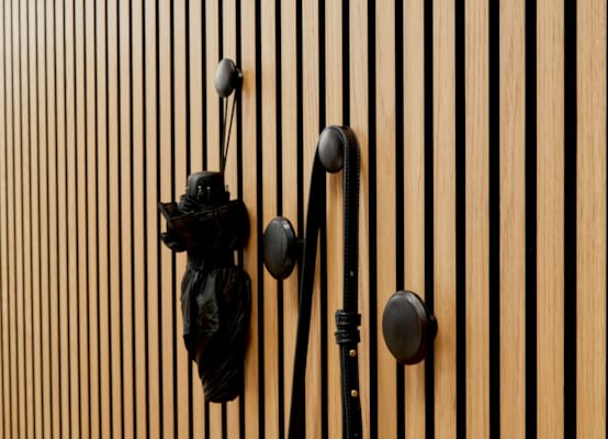 Ter Hürne SilentDesign LivingWall - Björn - Boutons en bois noir