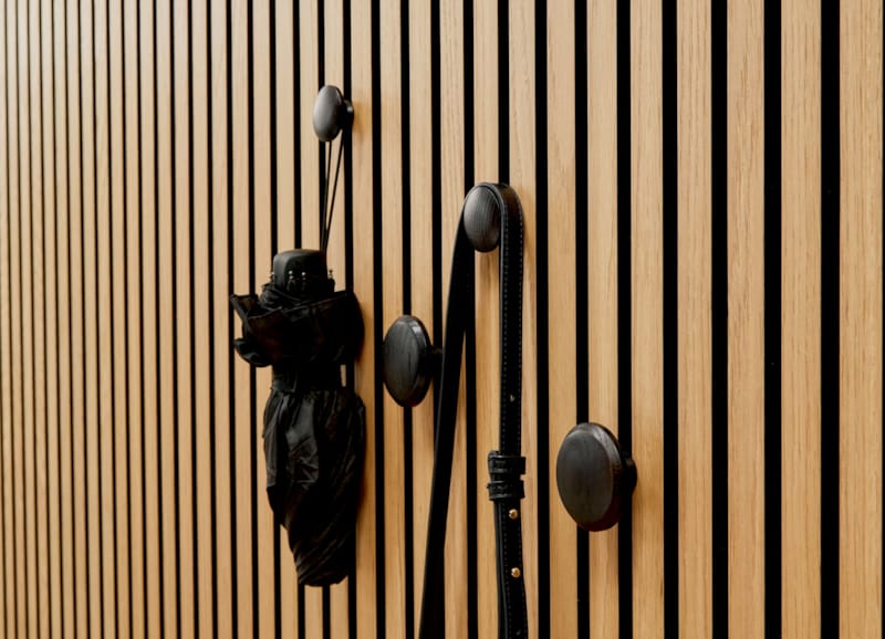 Ter Hürne SilentDesign LivingWall - Björn - Boutons en bois noir