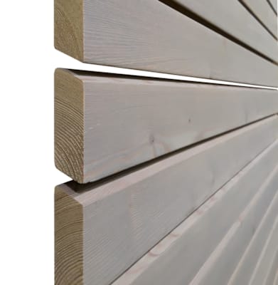 Bardage mélèze parallelo - Gris silex - 21 x 70 x 4000 mm