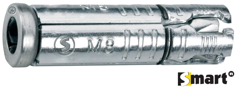 Cheville SMART standard sans collier nylon - 8 x 40 (15 pces)