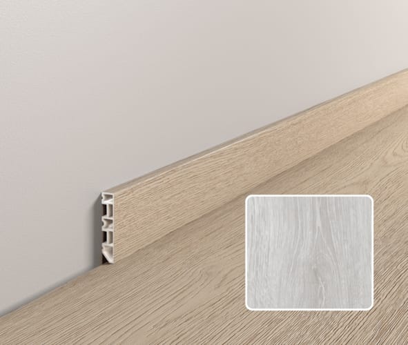 Plinthe moderne Coretec ESSENTIALS - Unity Oak - 3957 - 13 x 58 x 2400 mm