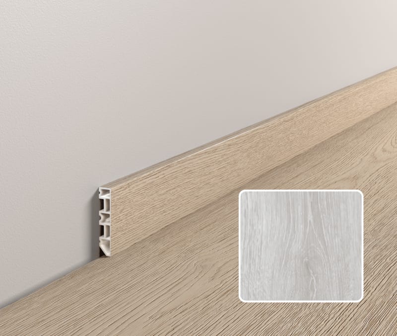 Plinthe moderne Coretec ESSENTIALS - Unity Oak - 3957 - 13 x 58 x 2400 mm