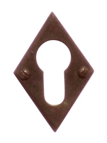Entrée cylindre Losange - Rouille