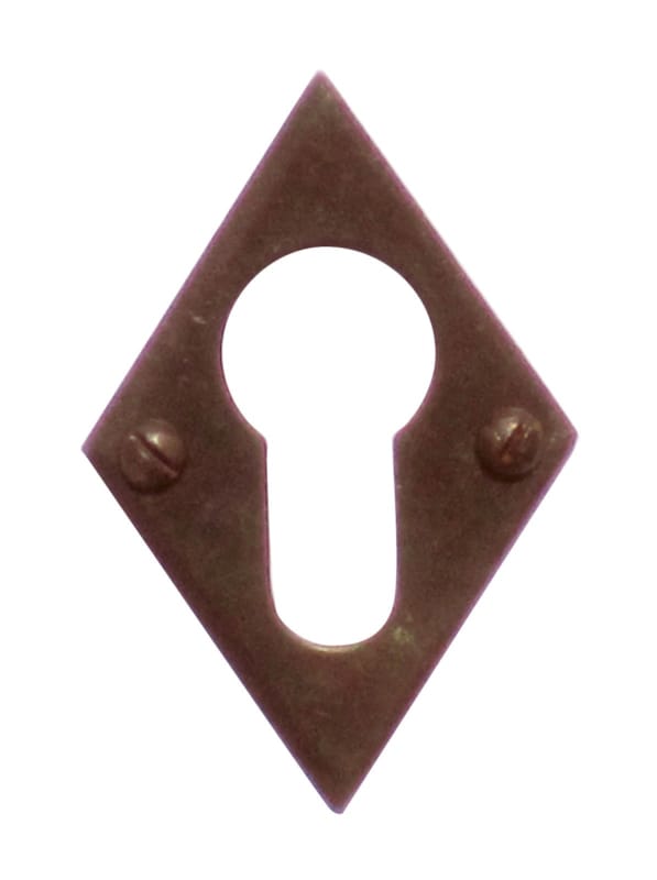 Entrée cylindre Losange - Rouille