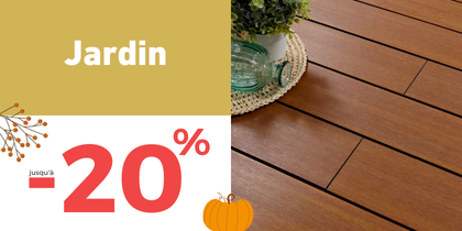 Jardin : jusqu'à -20%