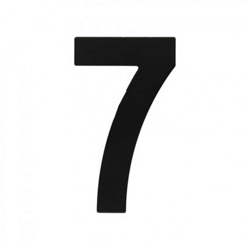 Acheter Chiffre Plat 7 Noir pour numéro de maison en ligne