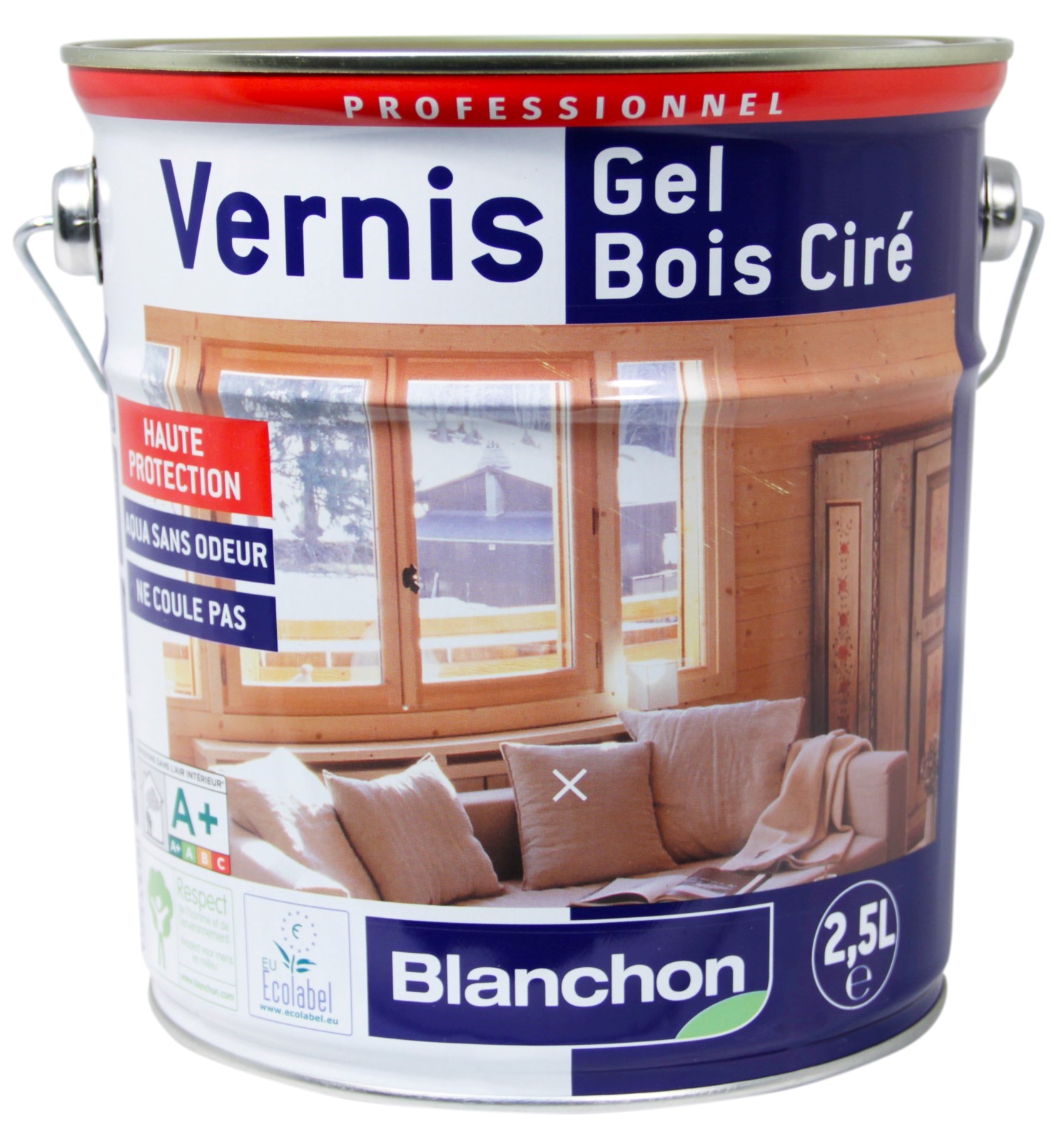 Acheter Blanchon Vernis gel bois ciré - 2,5 L - Incolore en ligne