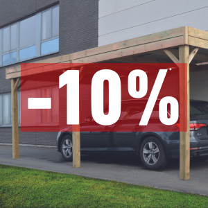 10% sur les carports